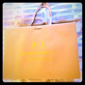 Burberry medium size shopping bag
